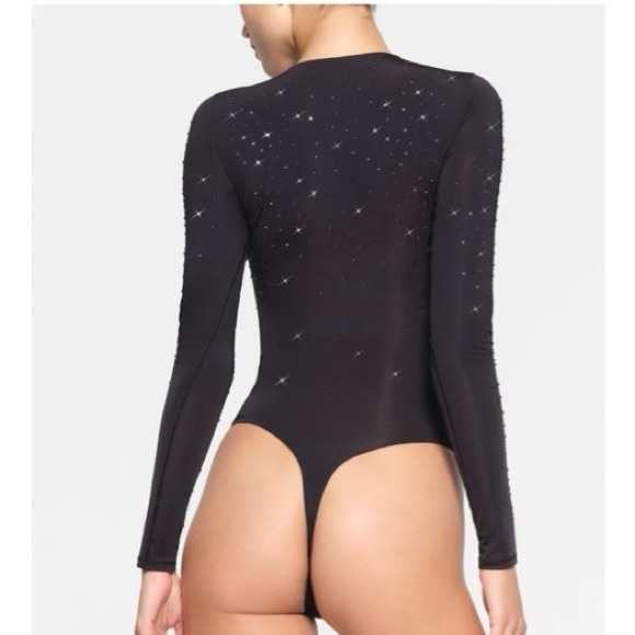 Swarovski & Skims Embellished Bodysuit NWT - Picture 2 of 3